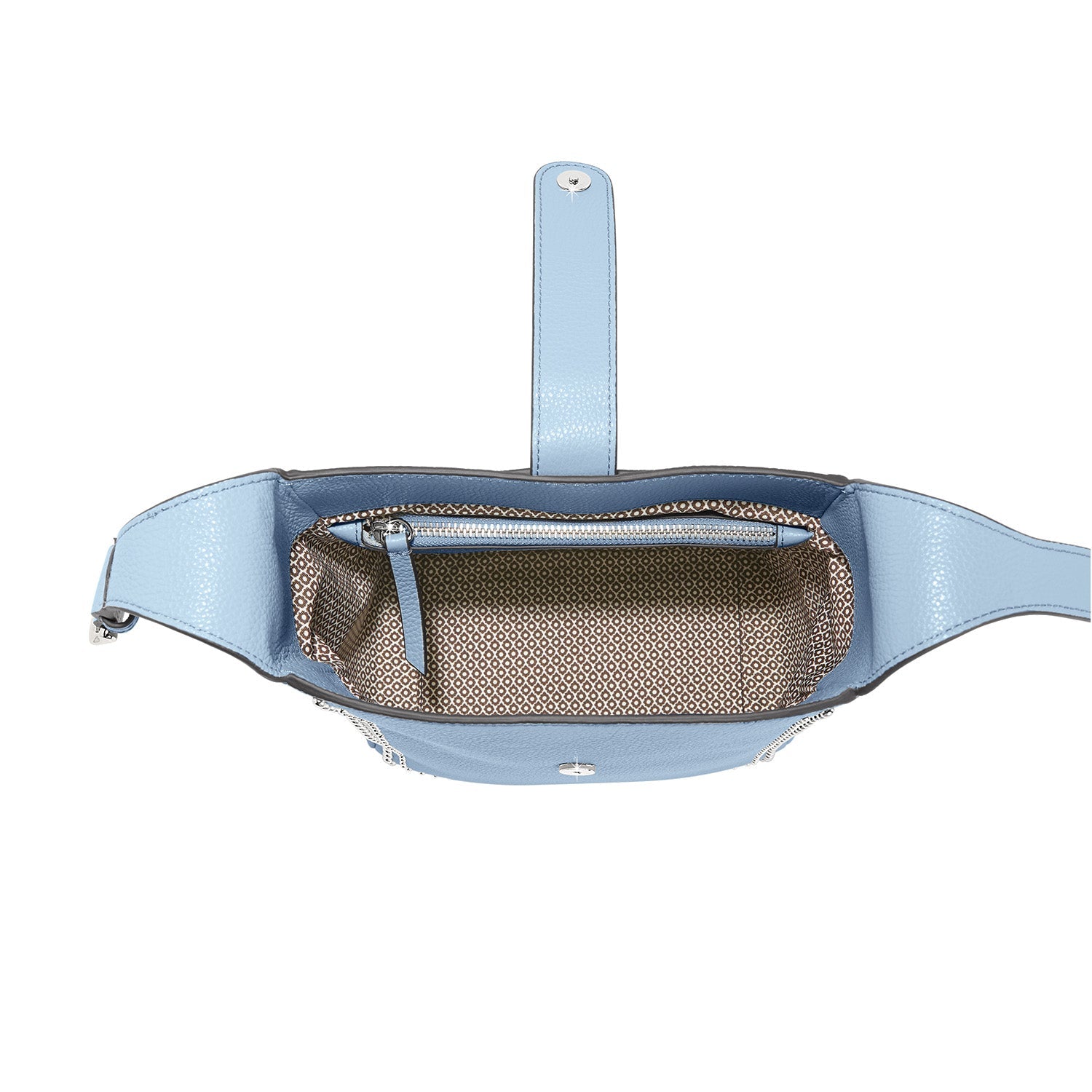Brighton Jill Shoulderbag – Cloud Blue Pebbled Leather