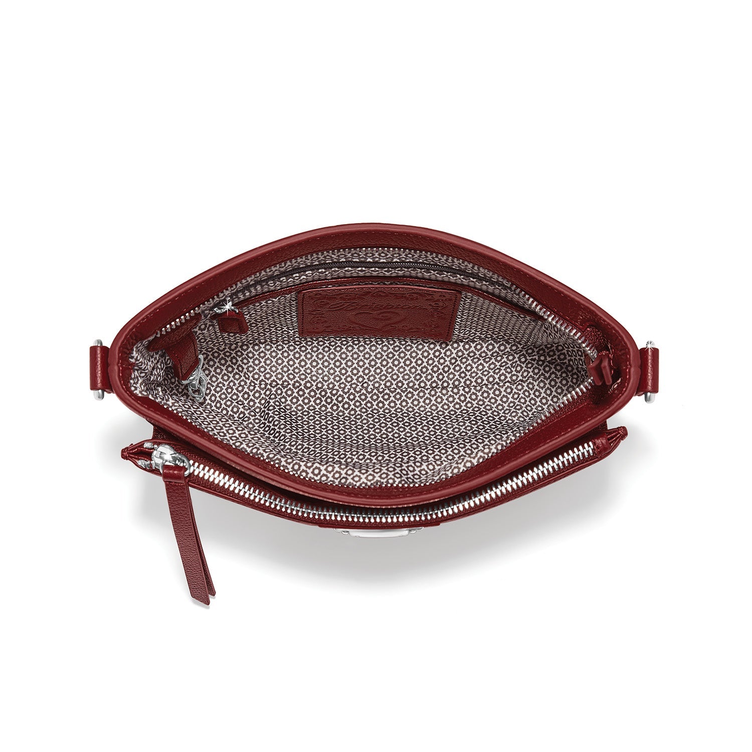 Brighton Jordyn Cross Body Organizer - Garnet - Juli's Wearable Art