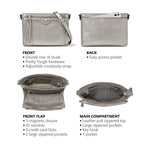 Brighton Jordyn Cross Body Organizer – Titanium - Juli's Wearable Art