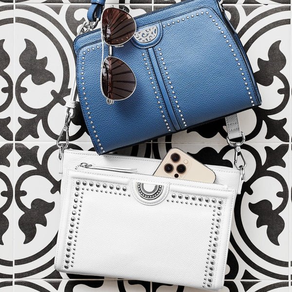 Brighton Jordyn Cross Body Organizer – White - Juli's Wearable Art