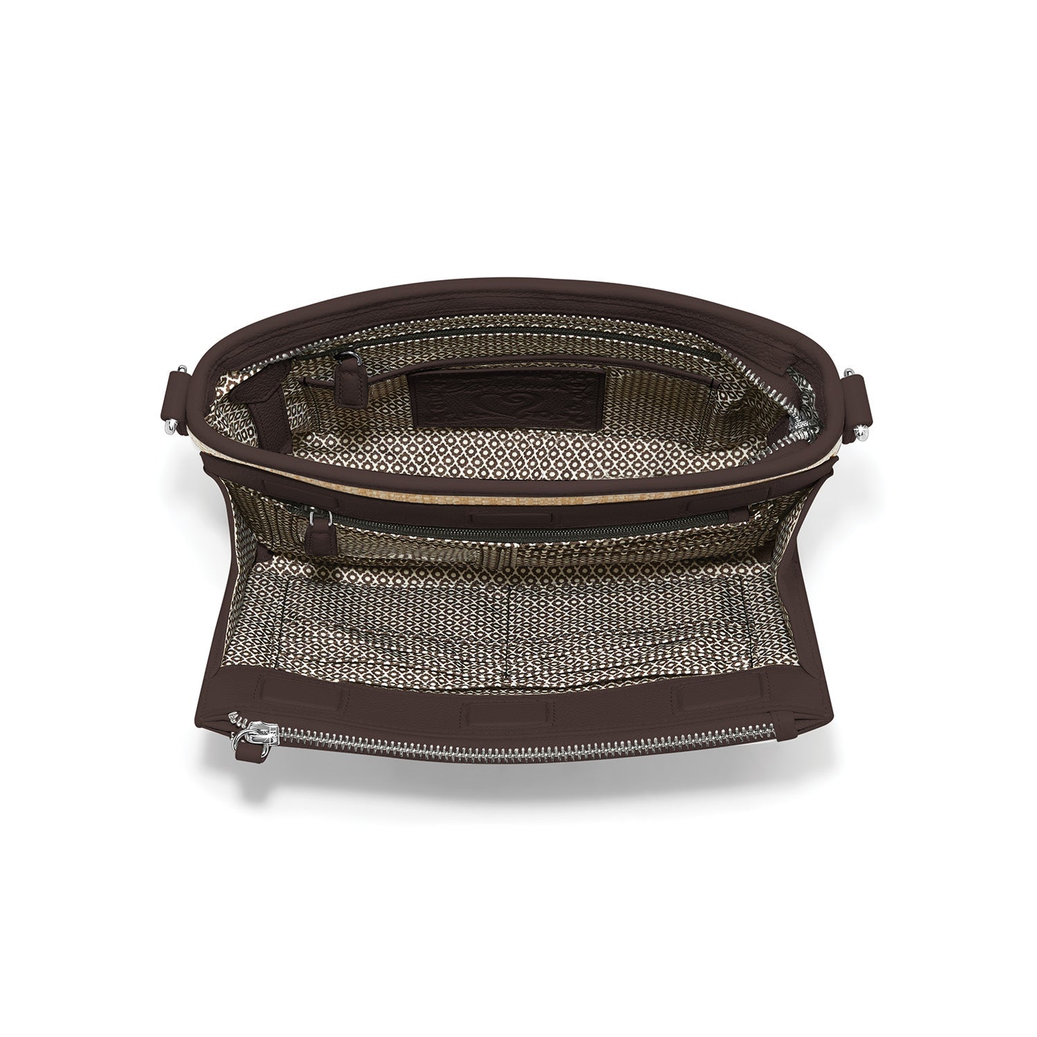 Brighton Jordyn Straw Cross Body Organizer | Natural Cocoa - Juli's Wearable Art