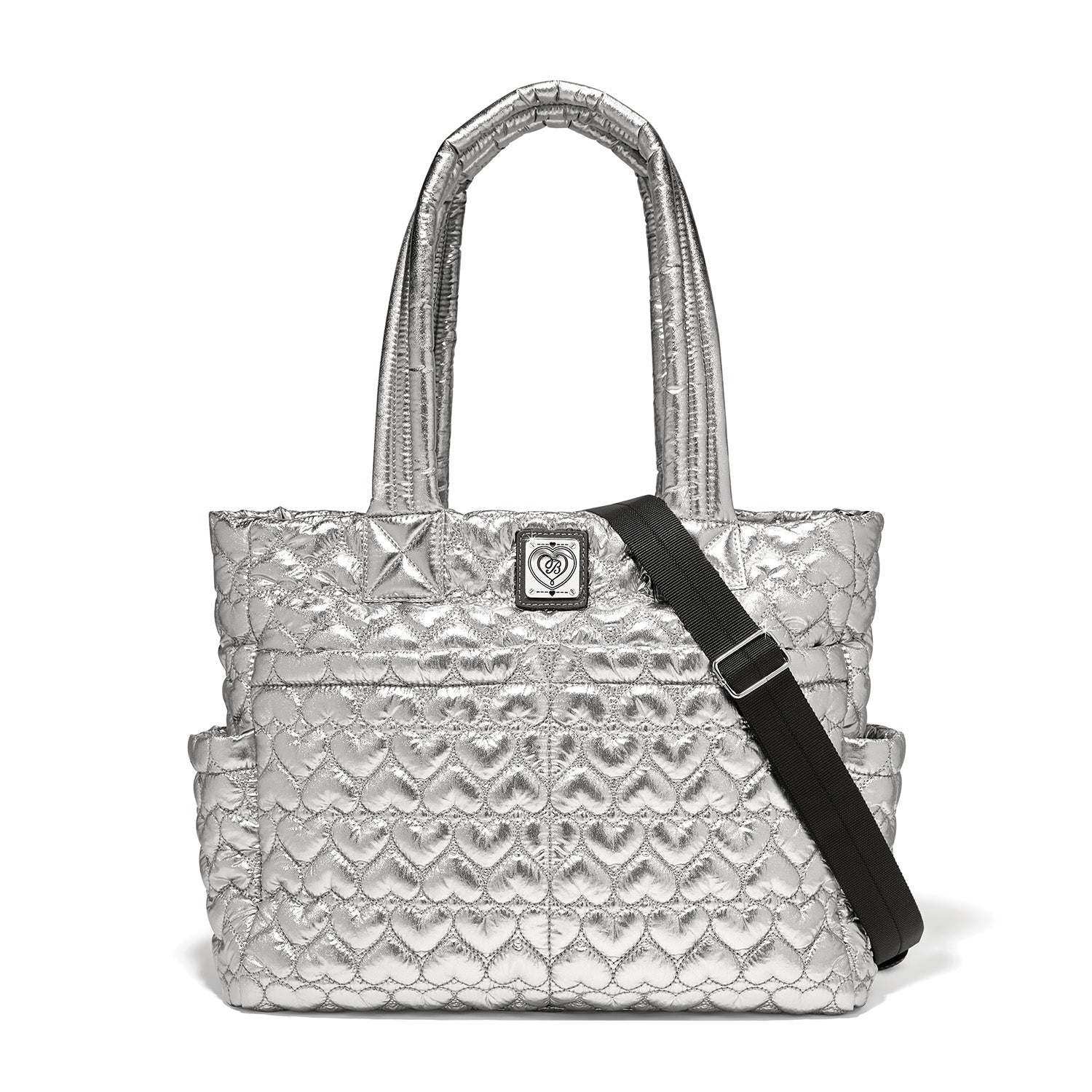 Brighton Kameron Utility Tote in Metallic Pewter - Juli's Wearable Art