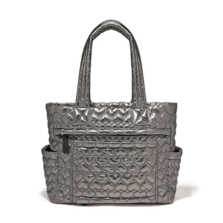 Brighton Kameron Utility Tote in Metallic Pewter - Juli's Wearable Art