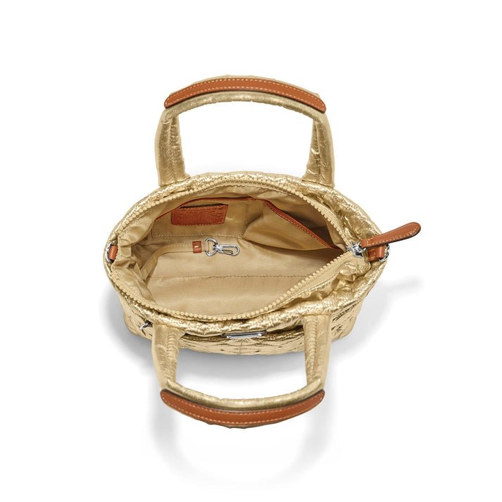 Brighton Kamille Cross Body Bag in Metallic Gold - Juli's Wearable Art