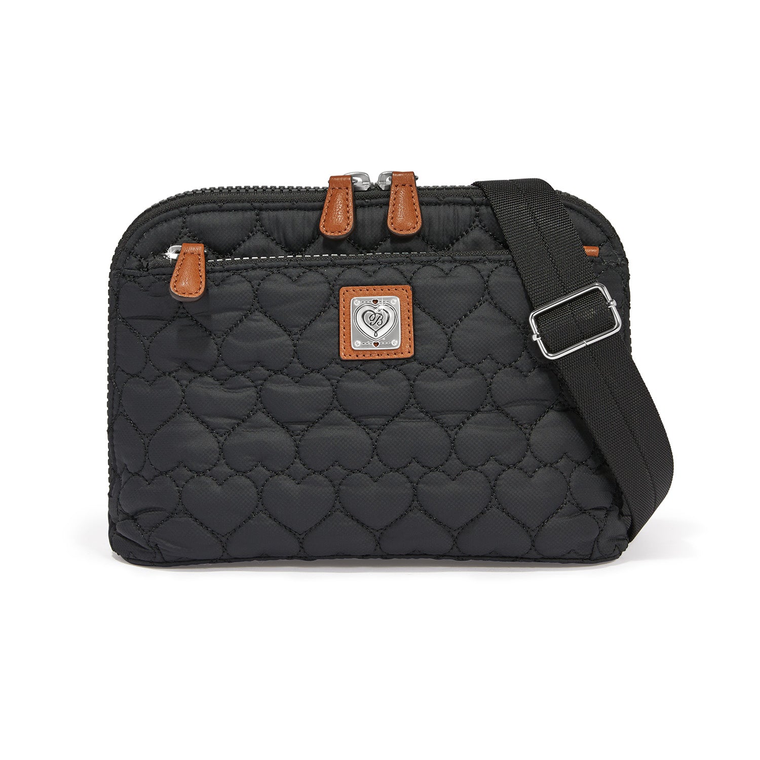 Brighton Koko Quilted Organizer Handbag | Black