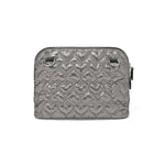 Brighton Koko Quilted Organizer Handbag | Metallic Pewter - Juli's Wearable Art