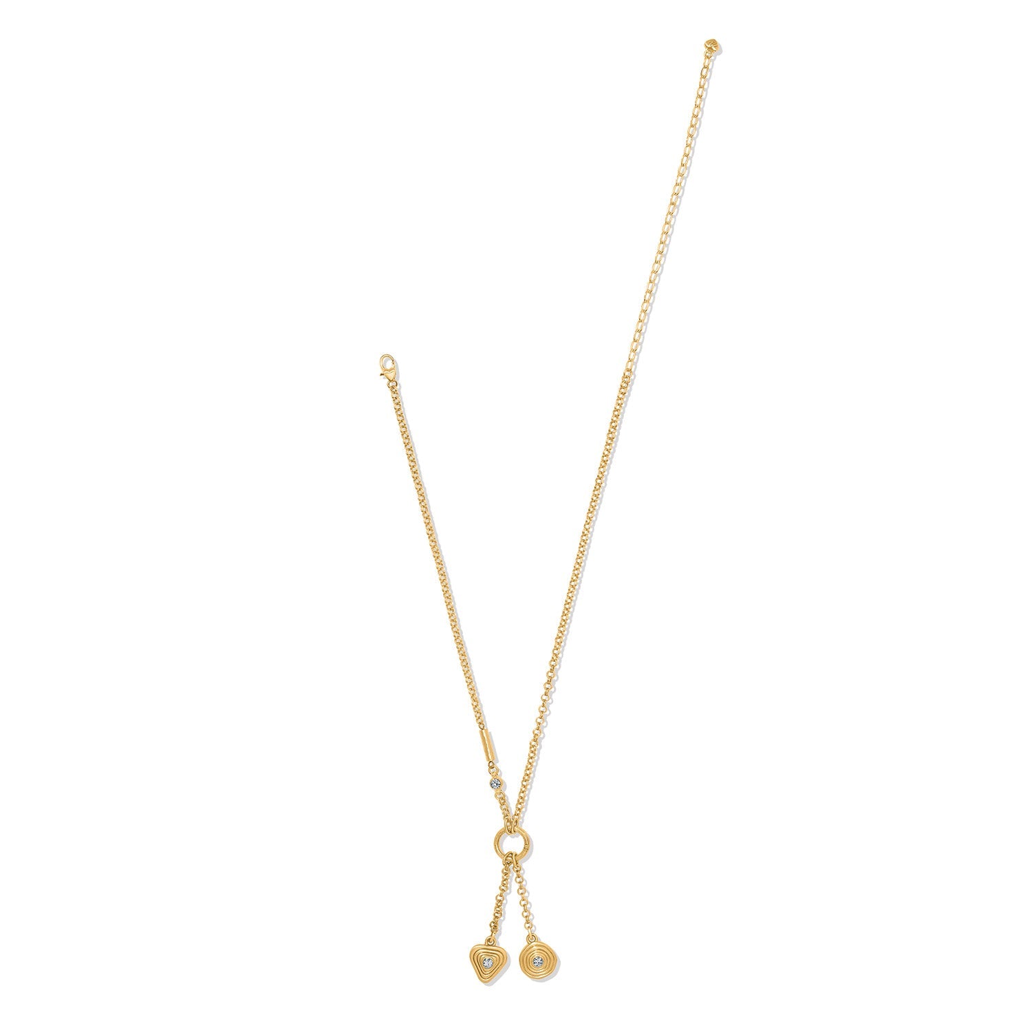 Brighton Kosmos Kaliedo Charm Lariat Necklace | Gold - Juli's Wearable Art