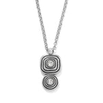 Brighton Kosmos Kaliedo Duo Necklace | Silver - Juli's Wearable Art
