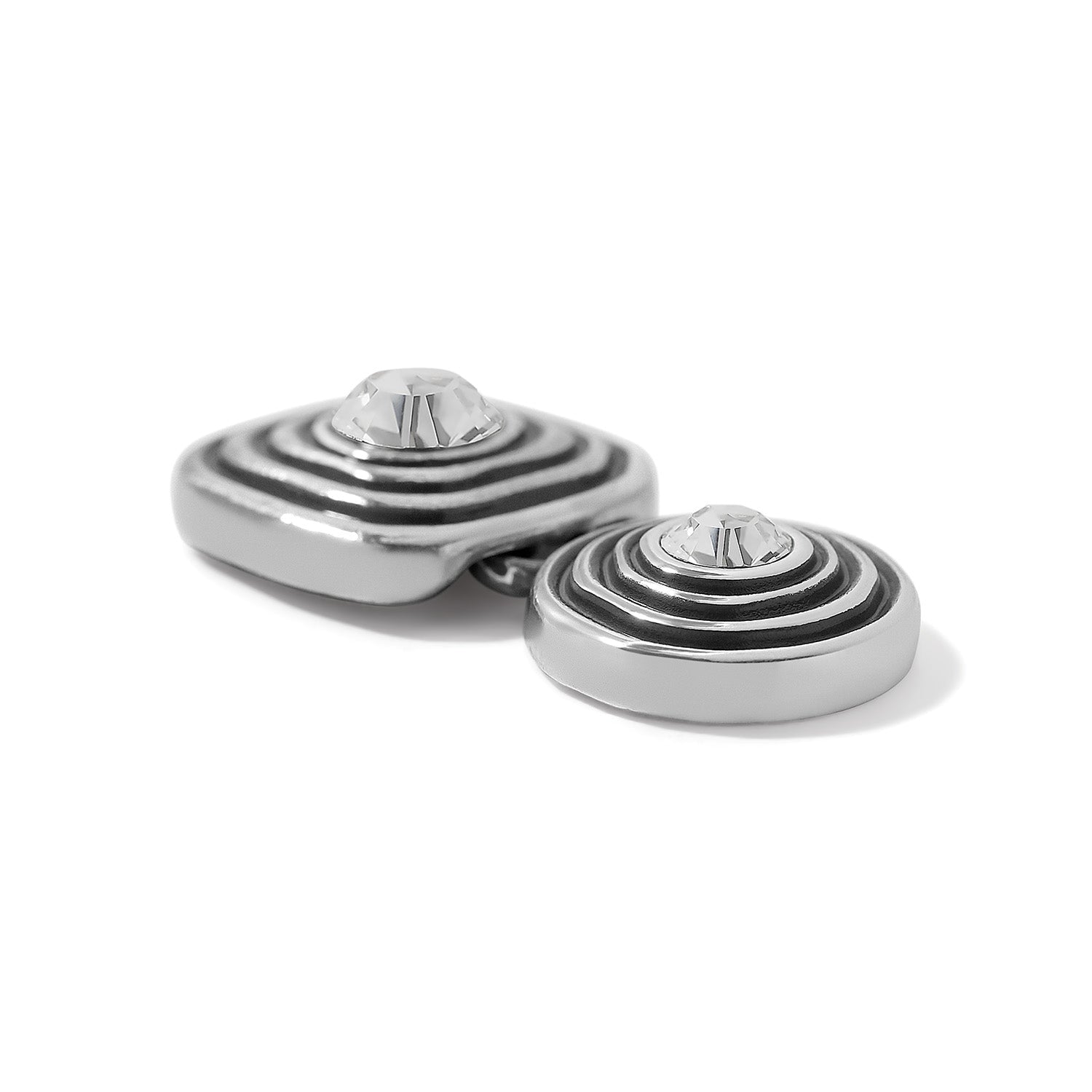 Brighton Kosmos Kaliedo Duo Post Drop Earrings | Silver