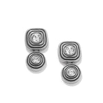 Brighton Kosmos Kaliedo Duo Post Drop Earrings | Silver - Juli's Wearable Art