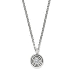 Brighton Kosmos Kaliedo Round Petite Necklace | Silver - Juli's Wearable Art