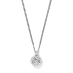 Brighton Kosmos Kaliedo Round Petite Necklace | Silver - Juli's Wearable Art