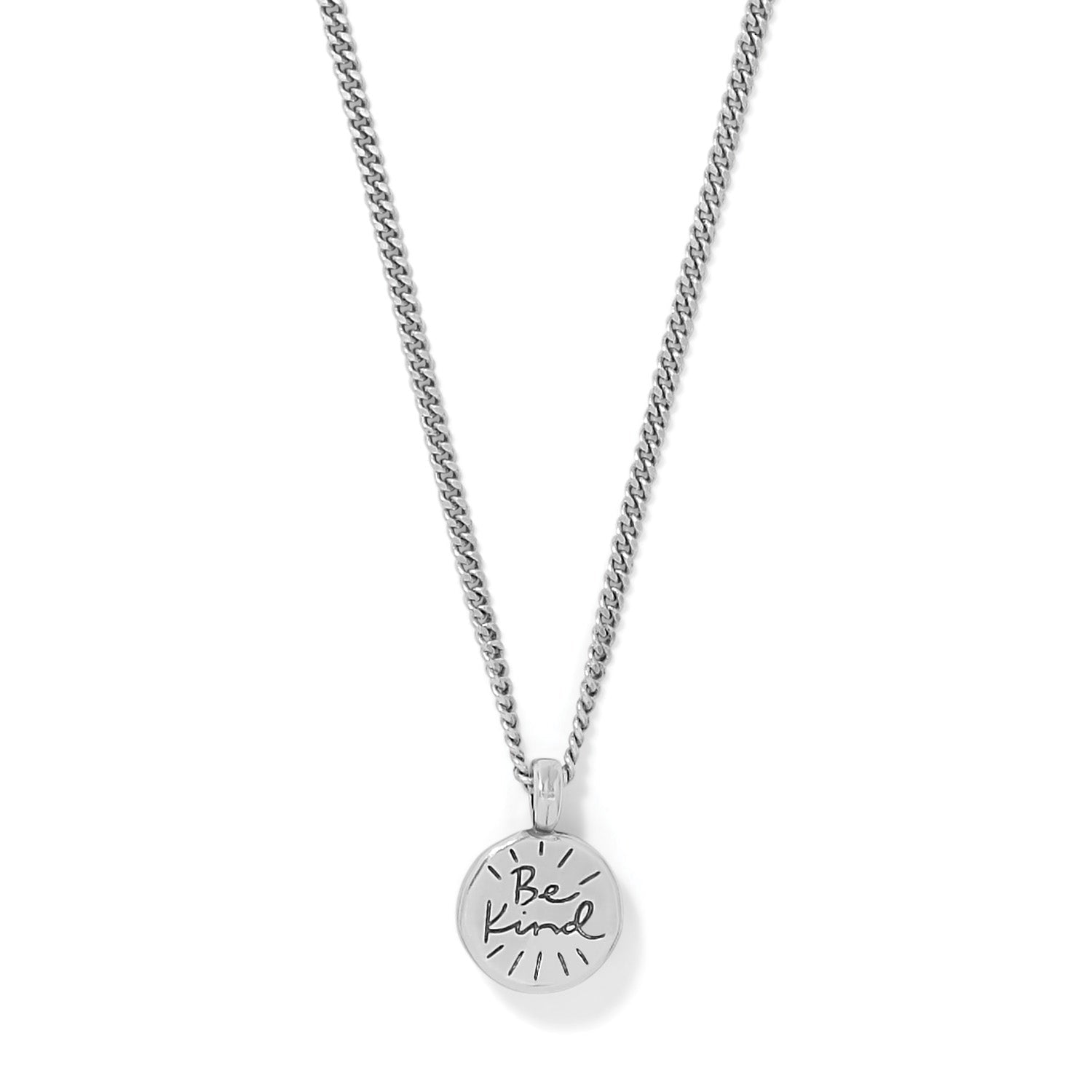 Brighton Kosmos Kaliedo Round Petite Necklace | Silver