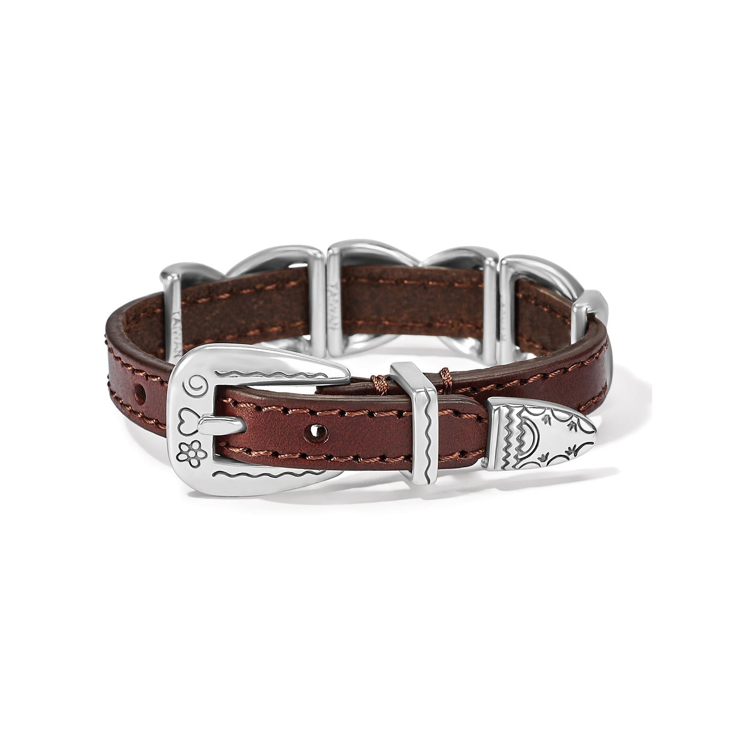 Brighton Kriss Kross Etched Bandit Bracelet - Juli's Wearable Art