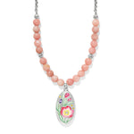 Brighton La Tulipe Bead Necklace | Pink - Juli's Wearable Art