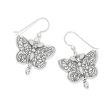Brighton La Tulipe Butterfly French Wire Earrings - Juli's Wearable Art