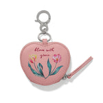 Brighton La Tulipe Heart Pouch Handbag Fob - Juli's Wearable Art