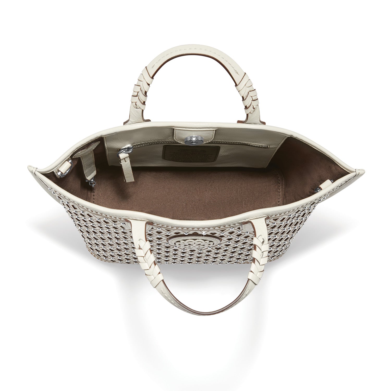 Brighton Liv Medium Tote - Shoe White - Juli's Wearable Art