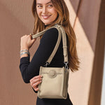 Brighton Louise Mini Tote in Stone - Juli's Wearable Art