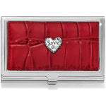 Brighton Love Beat Card Case | Red - Juli's Wearable Art