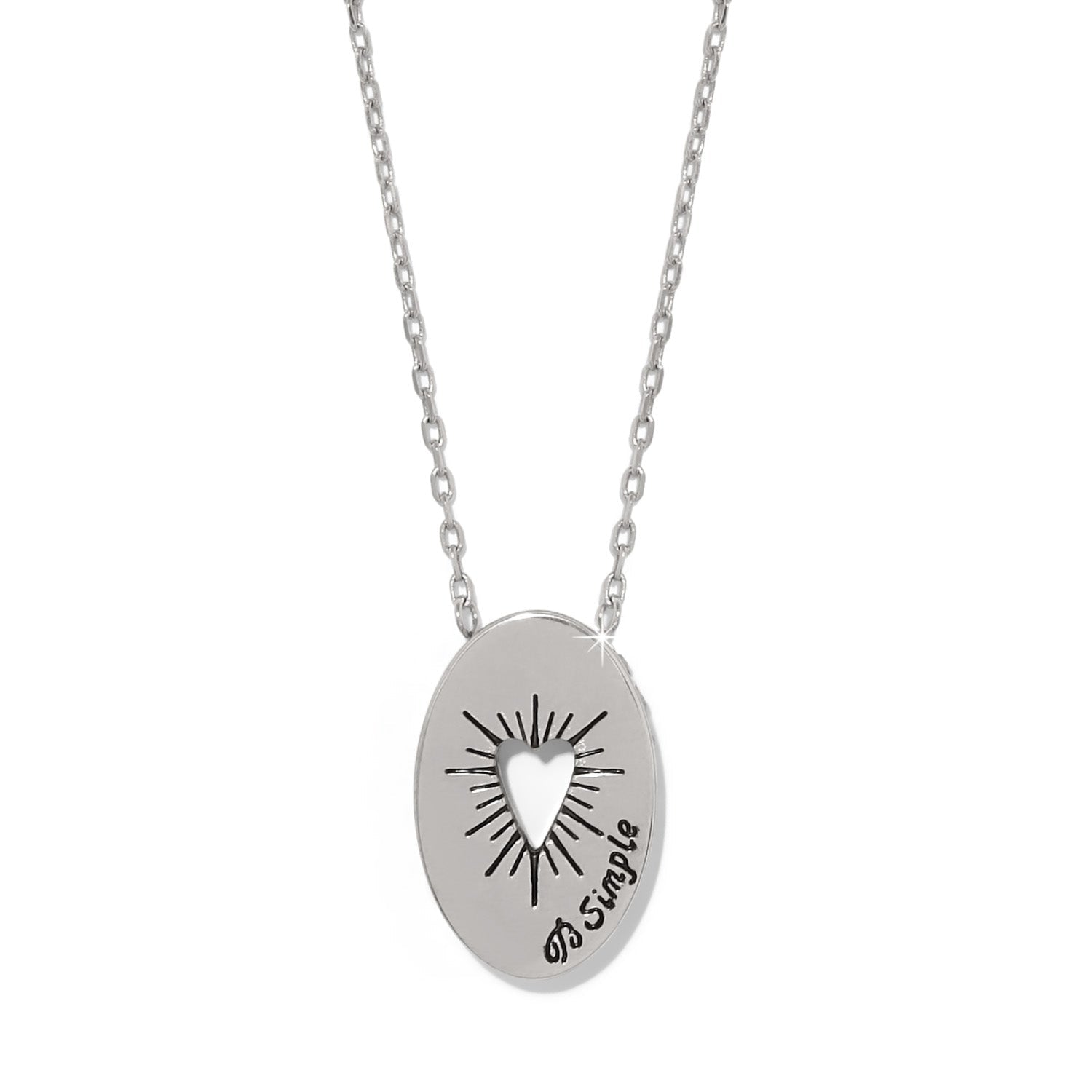 Brighton Love Message B Simple Necklace - Juli's Wearable Art