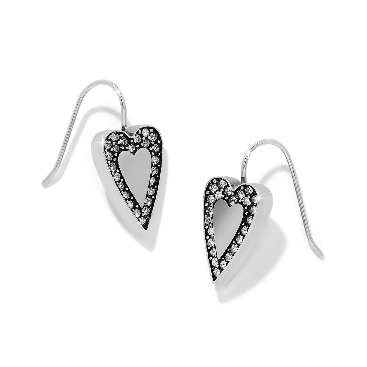 Brighton Love Messages B Bold French Wire Earrings - Juli's Wearable Art