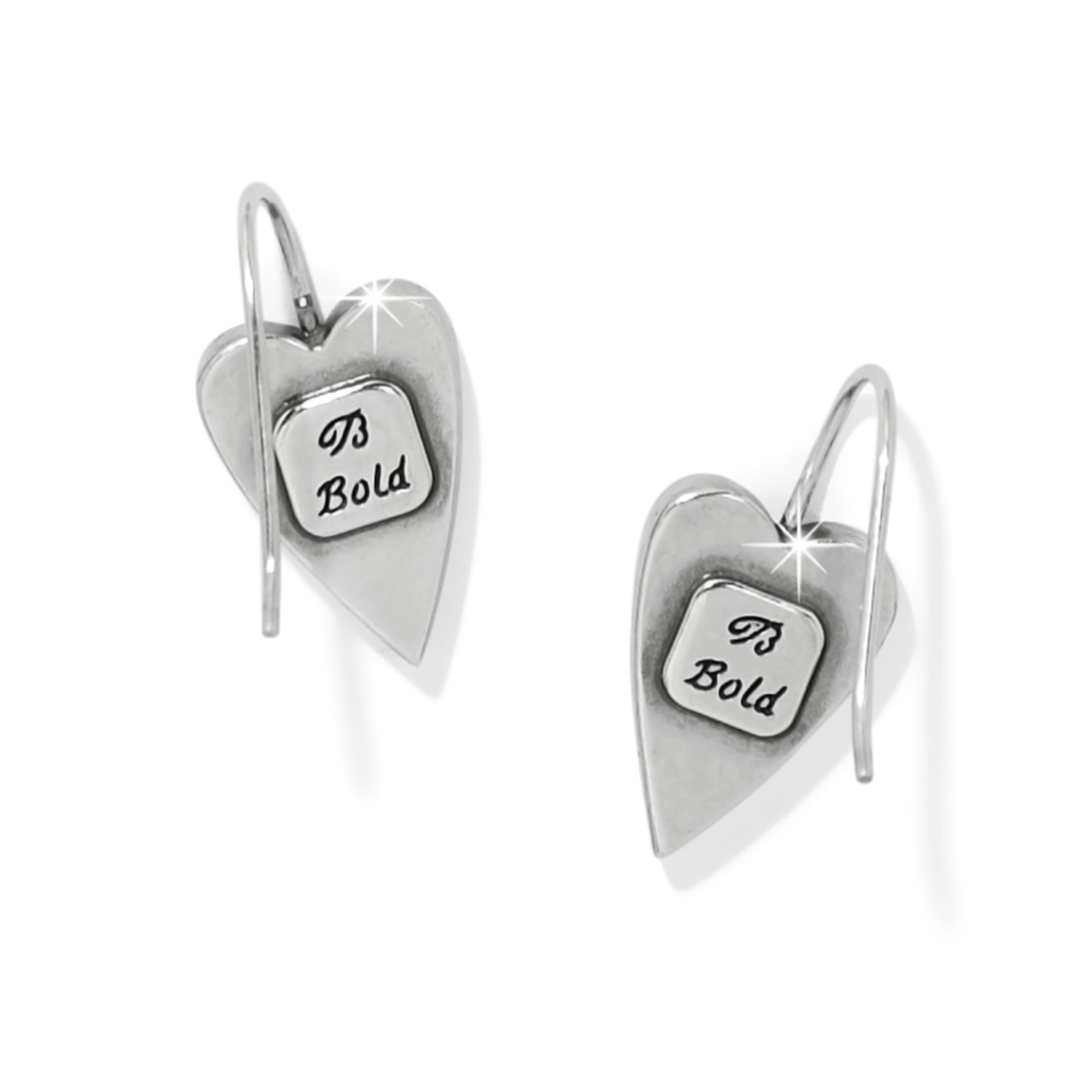 Brighton Love Messages B Bold French Wire Earrings - Juli's Wearable Art