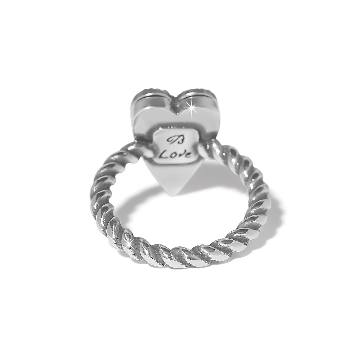 Brighton Love Messages B Love Ring | Blue - Juli's Wearable Art