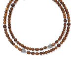 Brighton Love Messages B Love Wood Long Necklace | Brown - Juli's Wearable Art