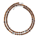 Brighton Love Messages B Love Wood Long Necklace | Brown - Juli's Wearable Art
