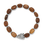 Brighton Love Messages B Love Wood Stretch Bracelet - Juli's Wearable Art
