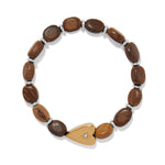 Brighton Love Messages B Love Wood Stretch Bracelet - Juli's Wearable Art