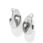 Brighton Love Messages B Simple Hoop Earrings - Juli's Wearable Art