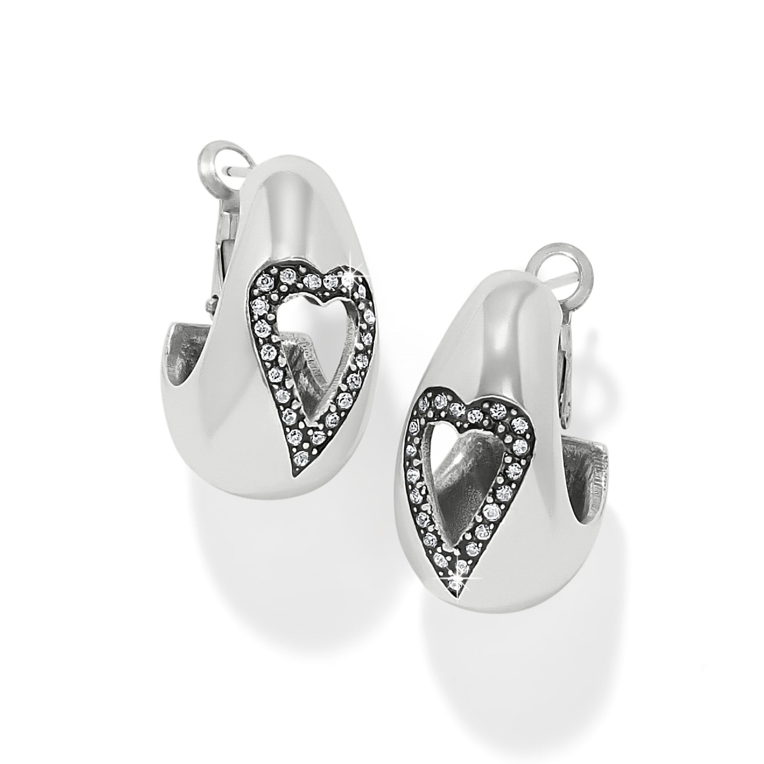 Brighton Love Messages B Simple Hoop Earrings - Juli's Wearable Art