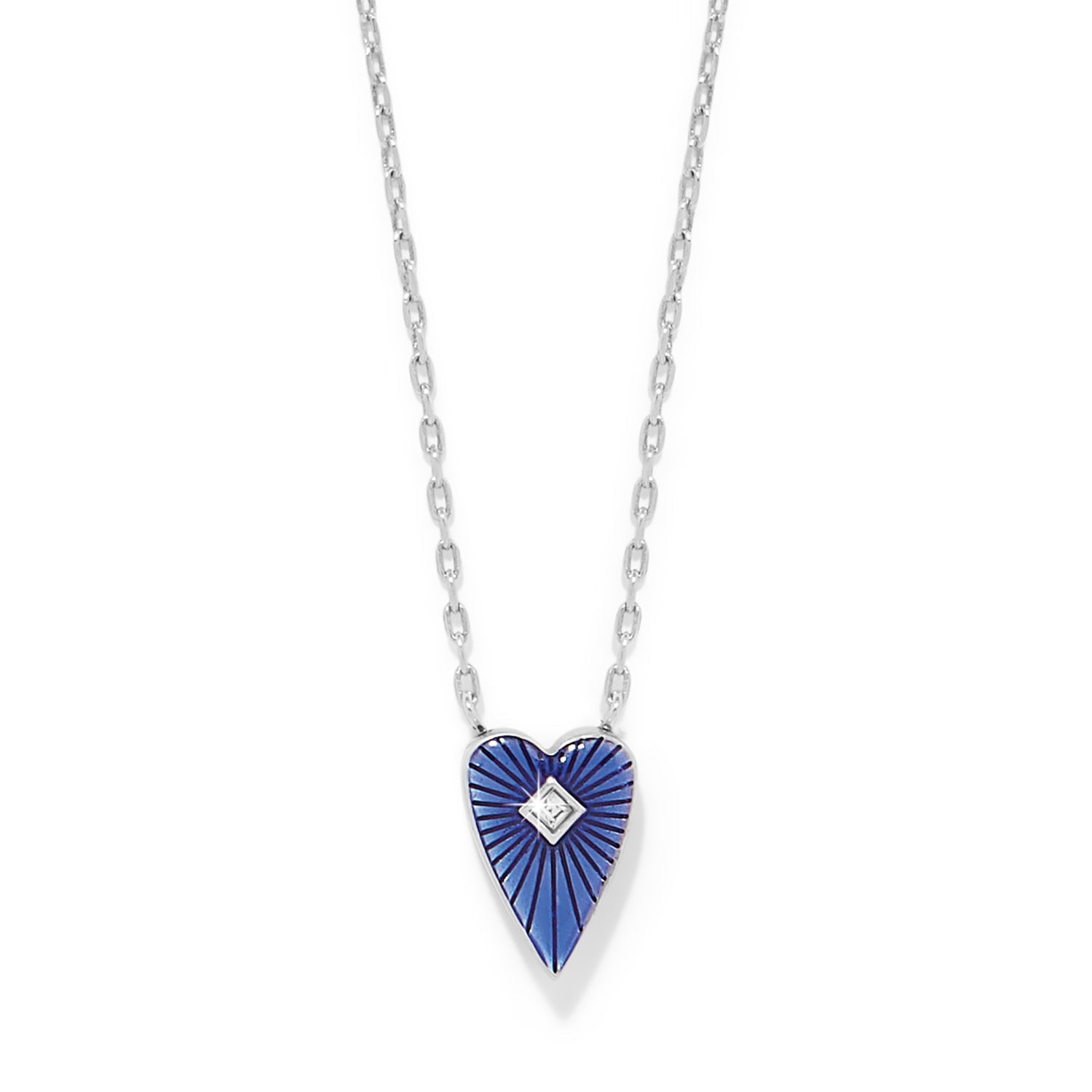 Brighton Love Messages B You Blue Necklace | Blue