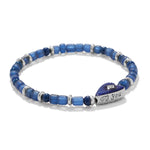 Brighton Love Messages B You Blue Stretch Bracelet | Blue - Juli's Wearable Art