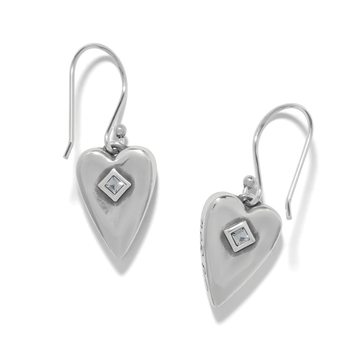Brighton Love Messages B You French Wire Earrings | Blue - Juli's Wearable Art