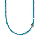 Brighton Love Messages Be Bold Teal Necklace - Juli's Wearable Art