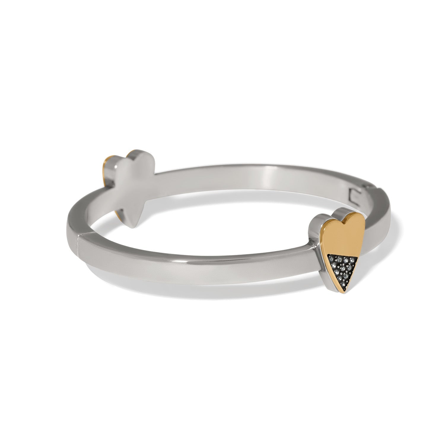 Brighton Love Messages Higher Love Hinged Bangle | Two Tone