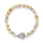 Brighton Love Messages “I Am Grateful” Stretch Bracelet - Juli's Wearable Art