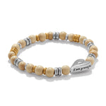 Brighton Love Messages “I Am Grateful” Stretch Bracelet - Juli's Wearable Art