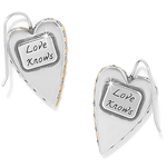 Brighton Love Messages Love Knows French Wire Earrings - Juli's Wearable Art
