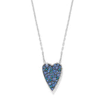 Brighton Love Messages Love Knows Necklace | Blue - Juli's Wearable Art