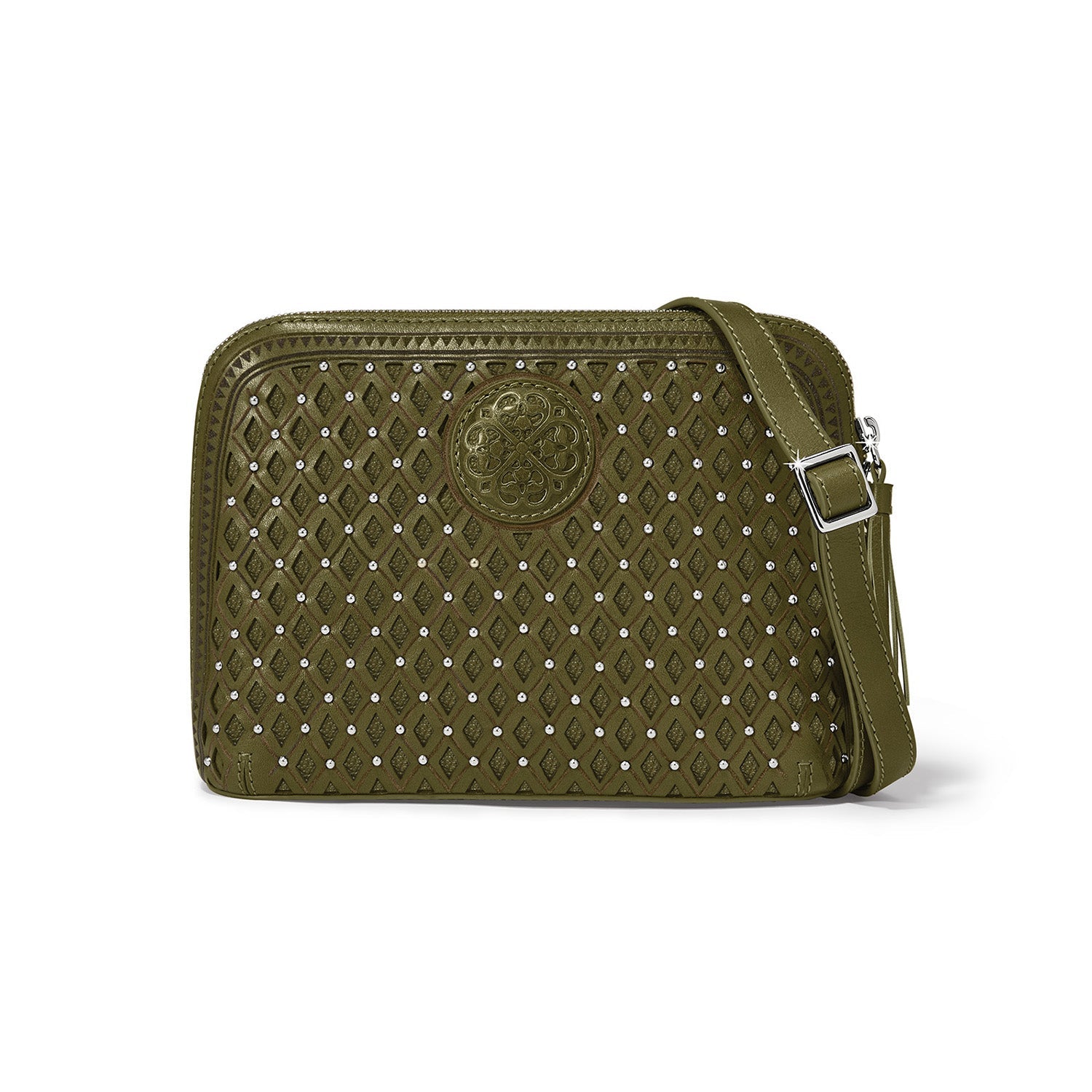 Brighton Lucille Domed Organizer in Verde Green - Juli's Wearable Art