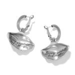 Brighton Lunar Tide Charm Hoop Earrings - Juli's Wearable Art