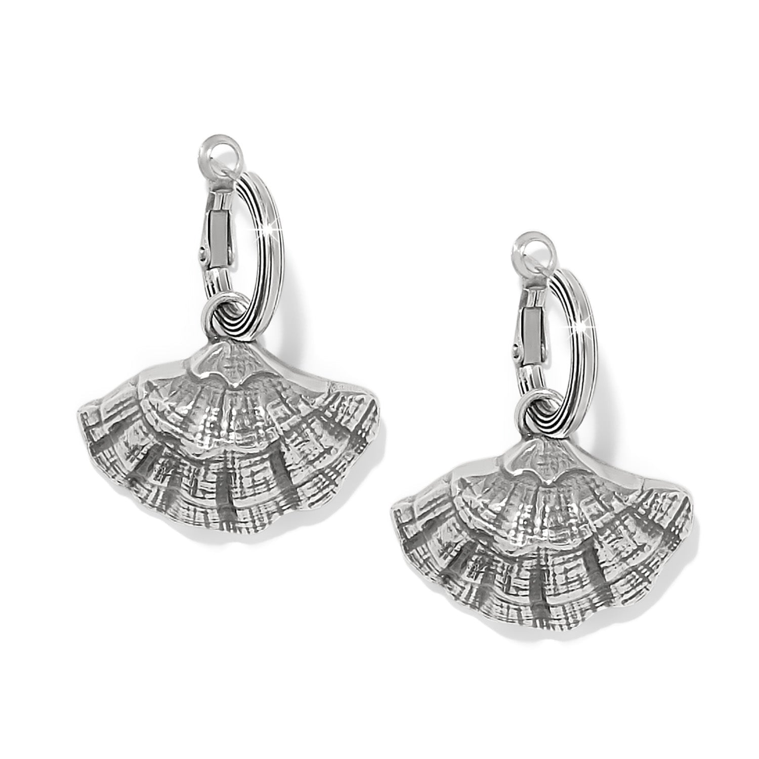 Brighton Lunar Tide Charm Hoop Earrings - Juli's Wearable Art