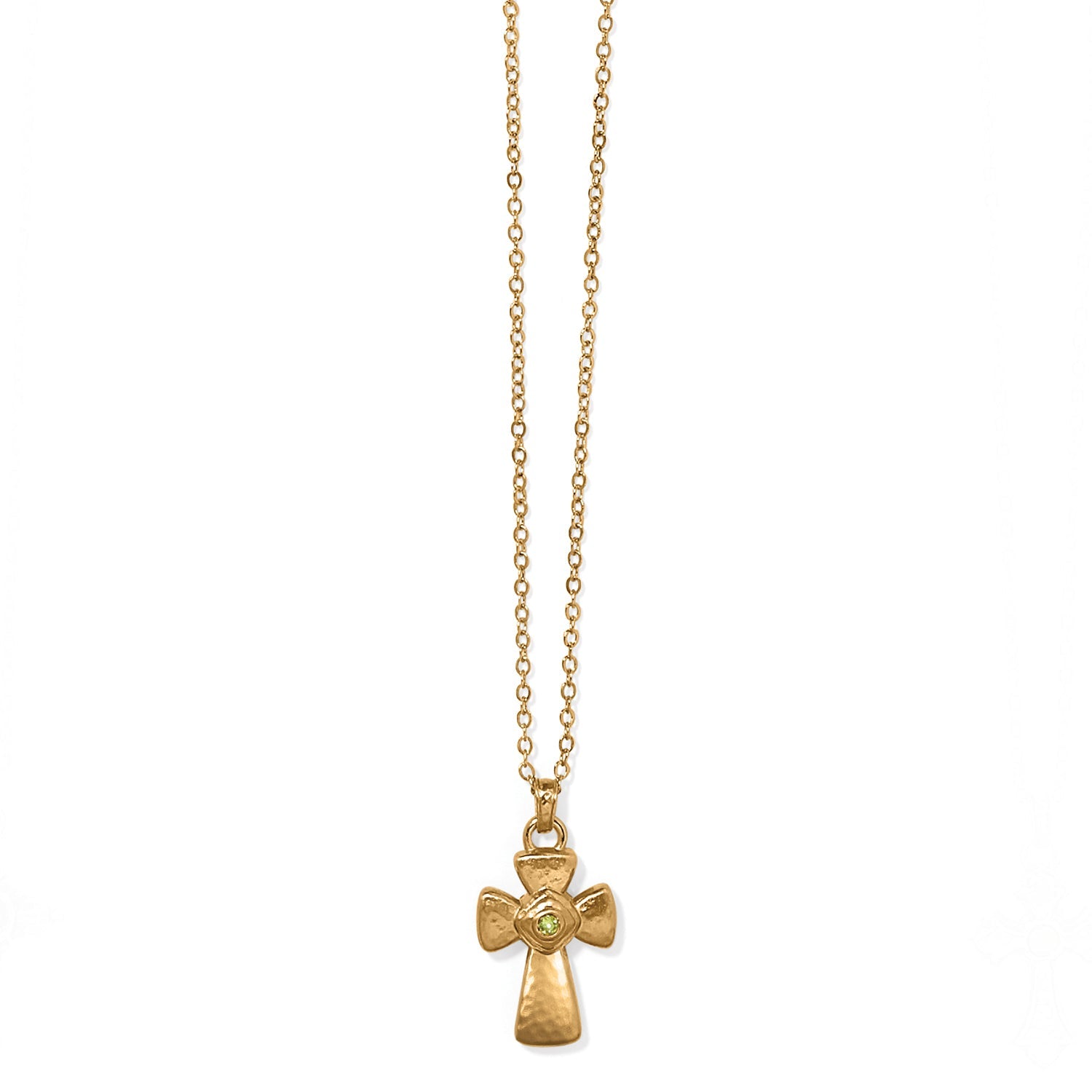 Brighton Gold Majestic Royal Cross Reversible Necklace