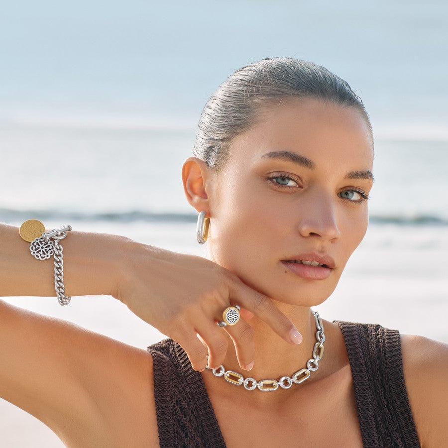 Brighton Medici Hinged Hoop Earrings - Juli's Wearable Art