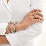Brighton Medici Two Tone Link Bracelet - Juli's Wearable Art