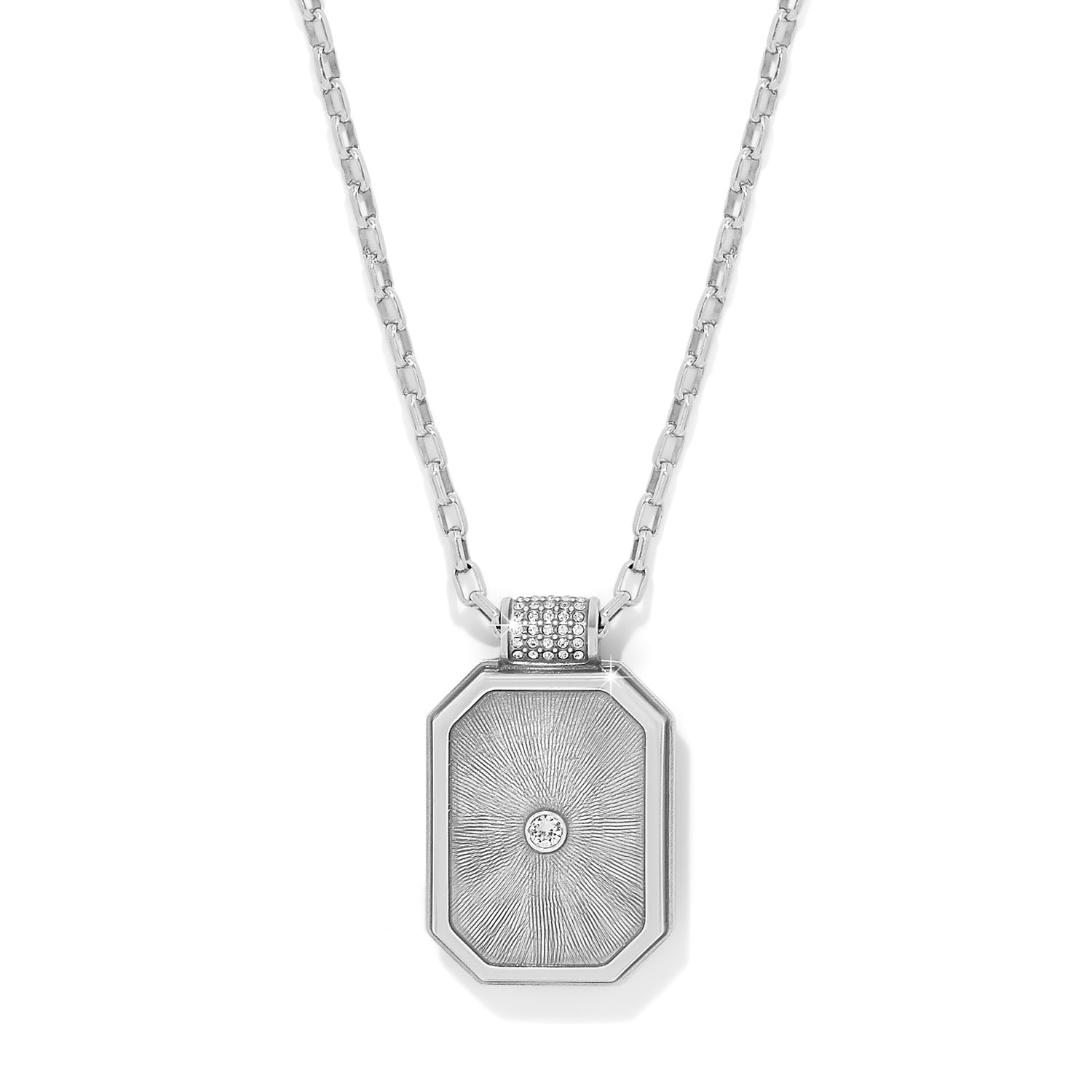 Brighton Meridian Aurora 67 Crystal Pendant Necklace - Silver - Juli's Wearable Art